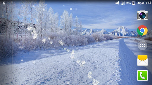 冬季雪景动态壁纸