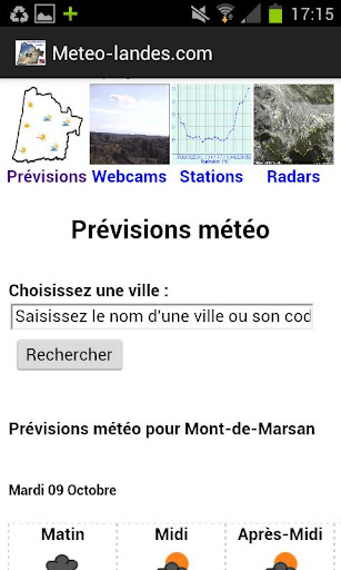 Météo Landes