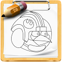 How to draw Angry Birds mobile app icon