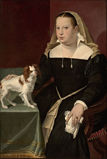 Ritratto di dama con cagnolino