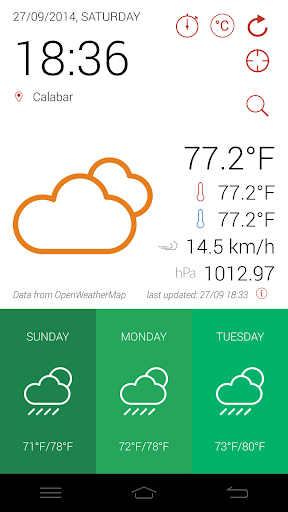 GidiWeather - Flat Weather UI