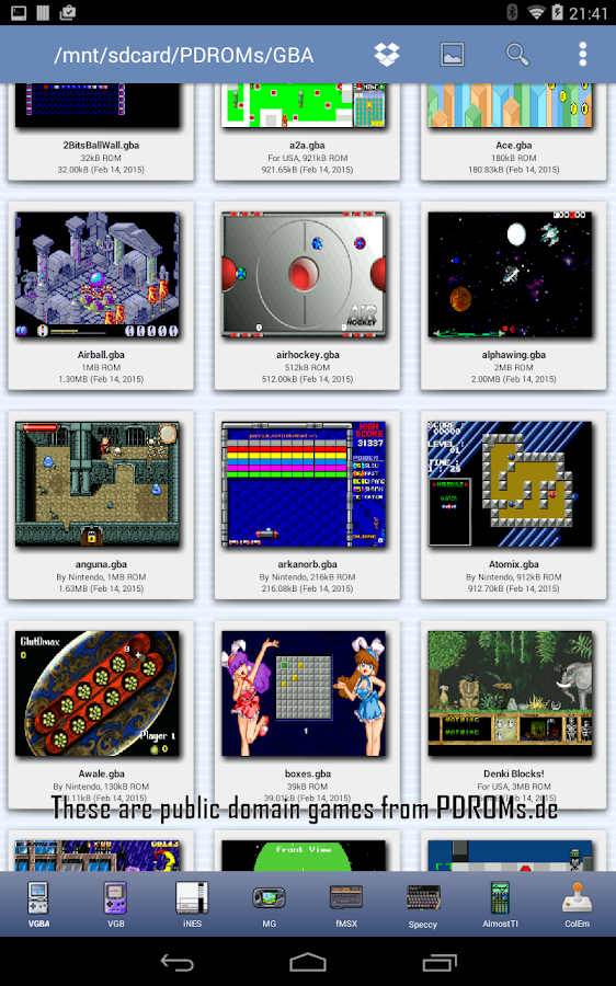 VGBAnext GBA/GBC/GB Emulator Android Apps on Google Play