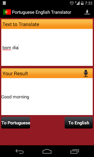 【免費書籍App】Português Inglês Tradutor-APP點子