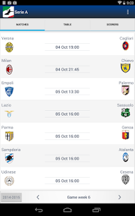 Serie A Il Calcio Livescore Screenshots 1