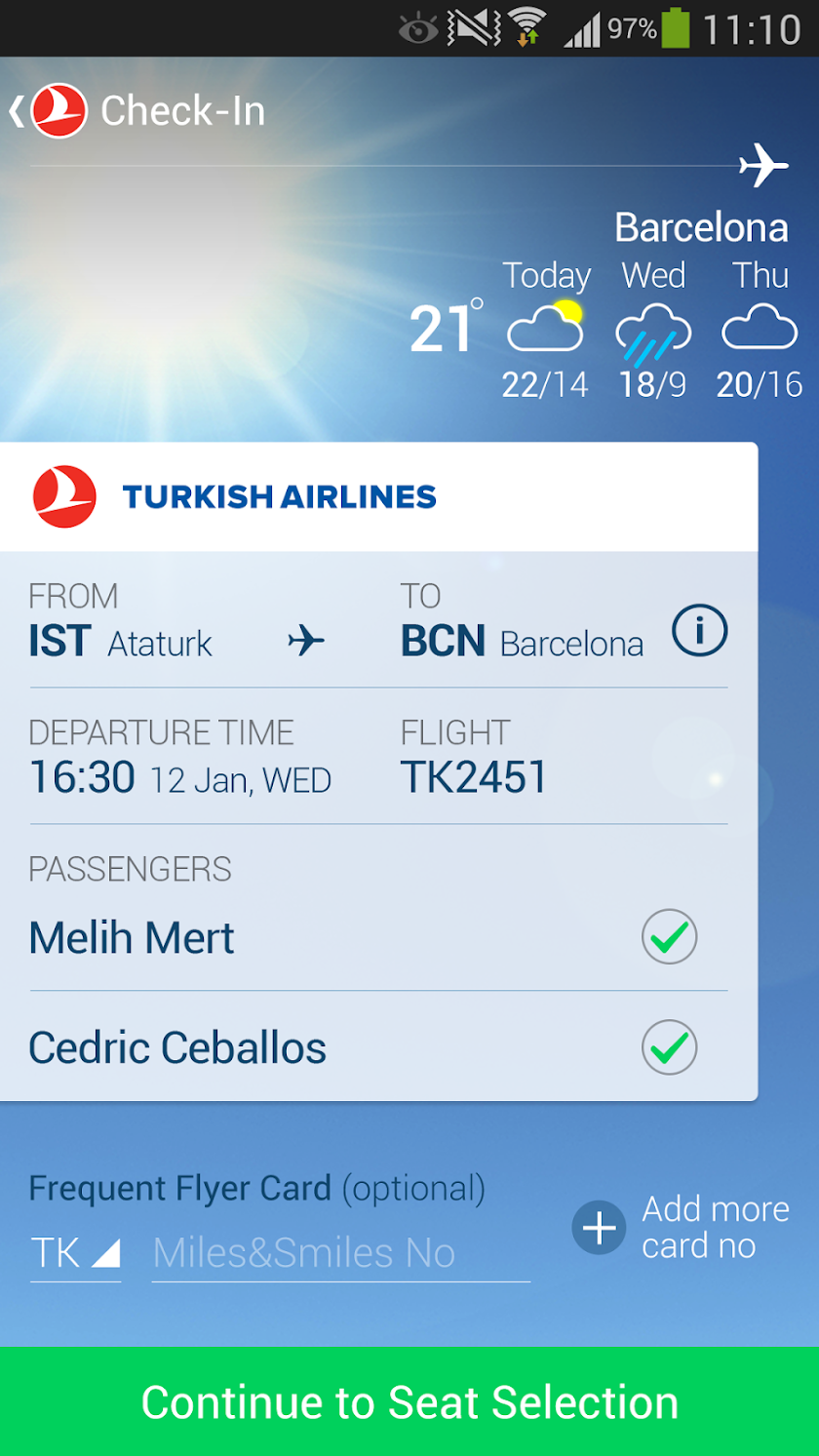 Turkish Airlines Screen 3