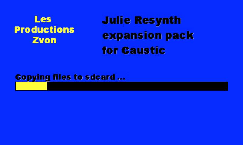 Julie Resynth for Caustic Screen 3