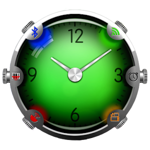 Colorful Glass Clock Widget HD.apk 1.0