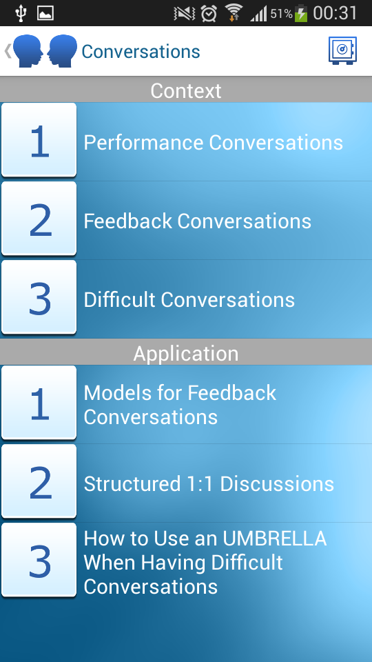 Business Leaders App Screen 2
