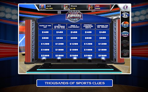 Sports Jeopardy