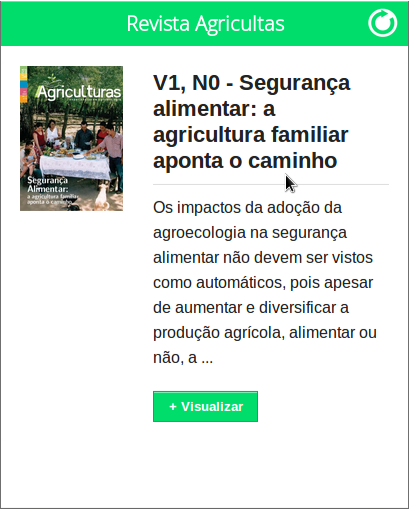 Revista Agriculturas