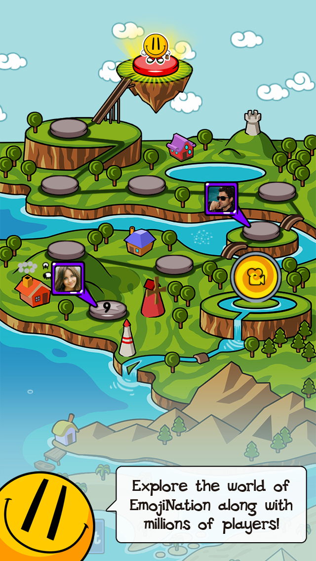 Android application EmojiNation - emoticon game screenshort