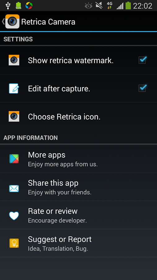  Android Retrica Full APK indir 