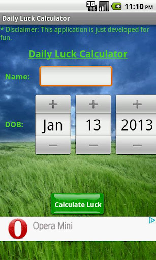 Luck Calculator