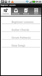 Beginner Guitar Lessons - pantalla en miniatura