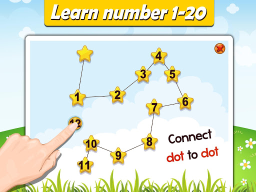 Dot to dot puzzle game