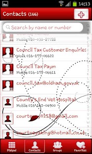How to install Red and White Go Contacts lastet apk for laptop