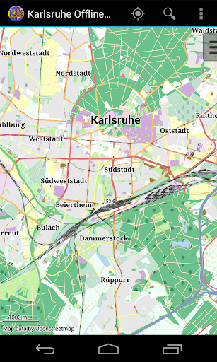 Karlsruhe Offline City Map