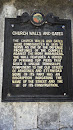 Church Walls and Gates Plaque