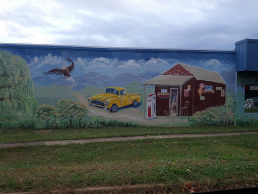 Mural on Doby's Bridge Road