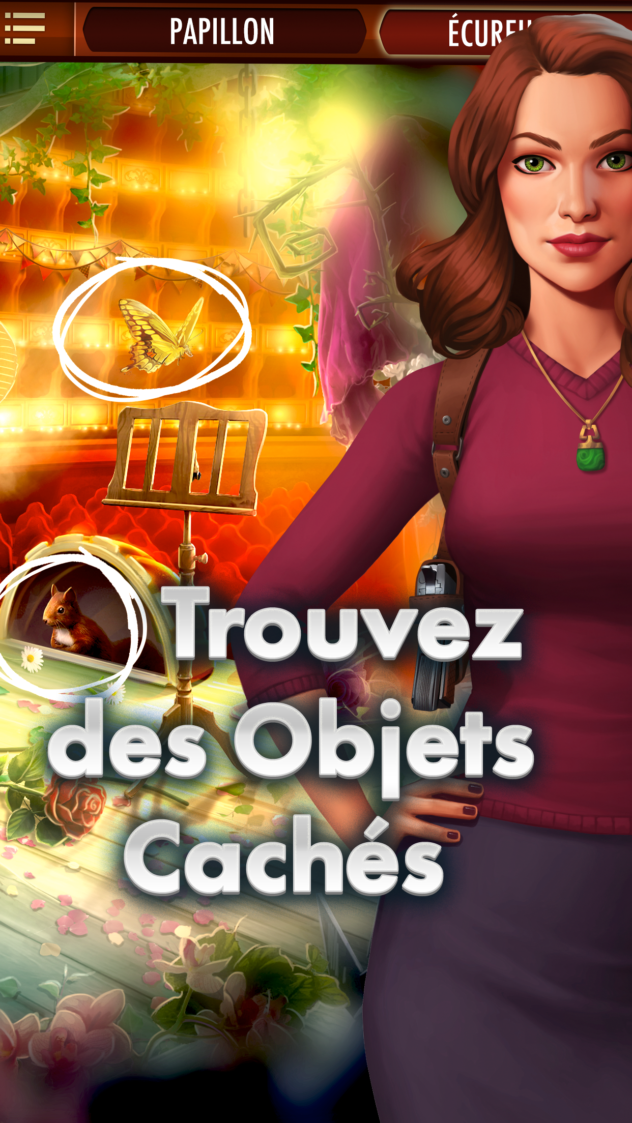 Android application Agent Alice screenshort