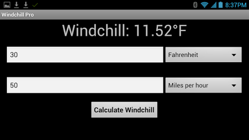 Windchill Calculator Pro