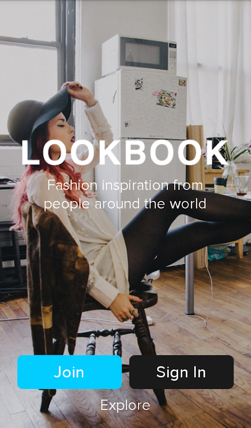 Android application Lookbook screenshort