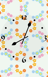 KaleidoscopeClock Flower Free poster 7