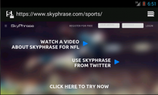 SkyPhrase NFL Stats