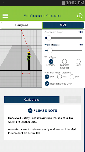 Fall Clearance Calculator