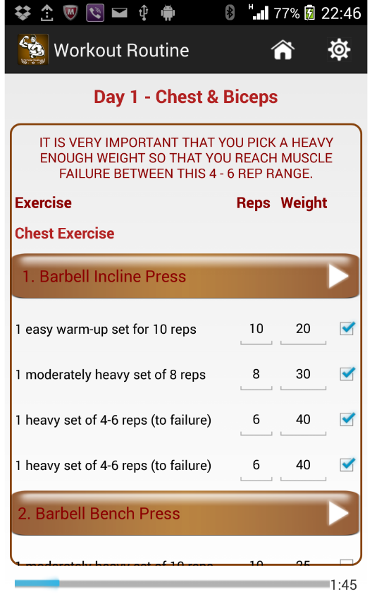 Dream Body Workout Plan Pro Screen 3