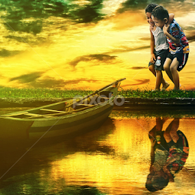 let I help you brother by Jun Manolang - Digital Art People