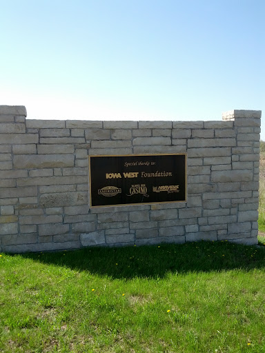 IOWA West Foundation Sign