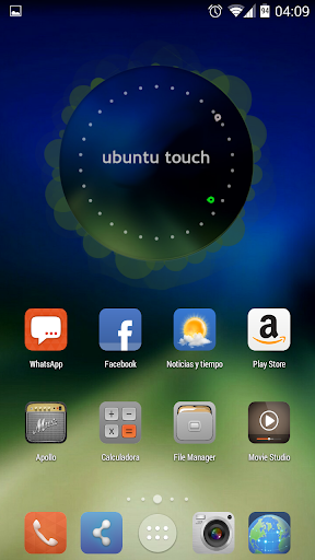 免費下載個人化APP|Blue Ubuntu Clock Widget app開箱文|APP開箱王