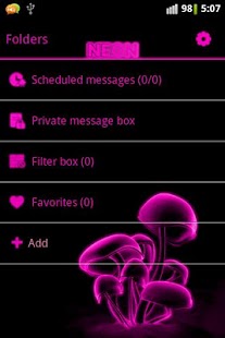 How to mod Pink neon theme GO SMS Pro 1.09 mod apk for android