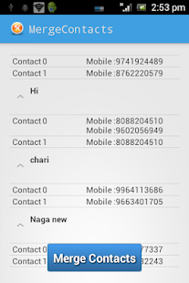 Duplicate Contacts & Utilities Screenshot