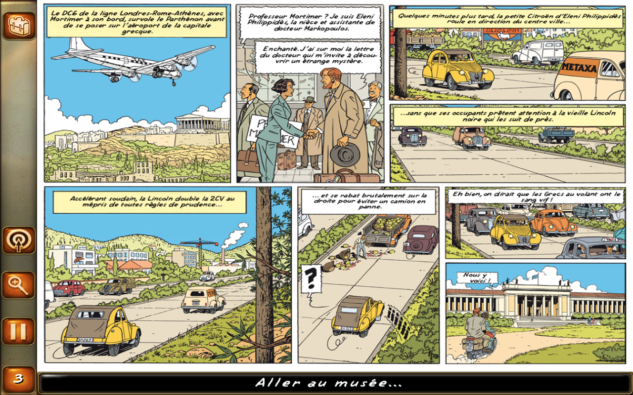Android application Blake and Mortimer HD (full) screenshort