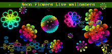 Neon Flowers Live Wallpaper by Tri Core APK