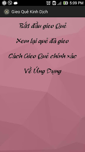 Gieo Quẻ Kinh Dịch