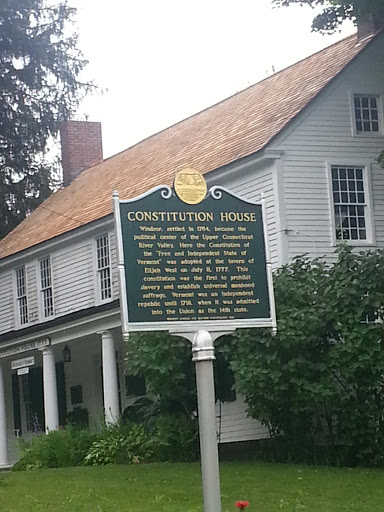 Constitution House Marker