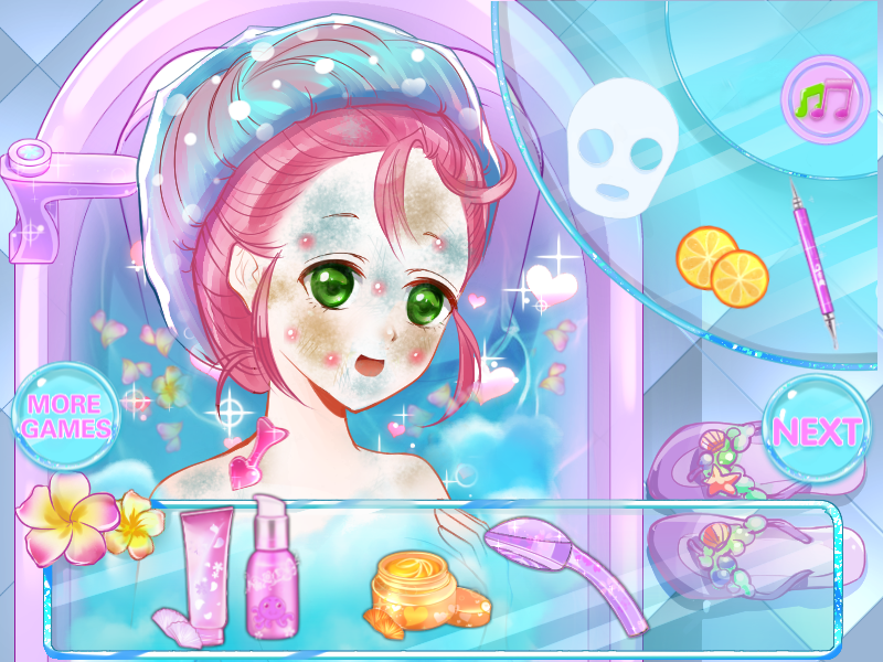 Make up spa games for girls Screen 1