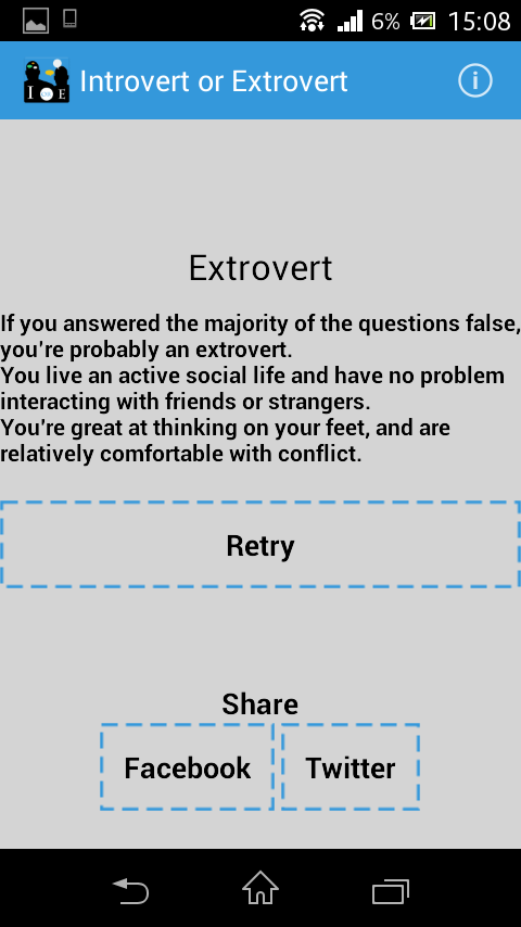 Introvert or Extrovert Test - Android Apps on Google Play