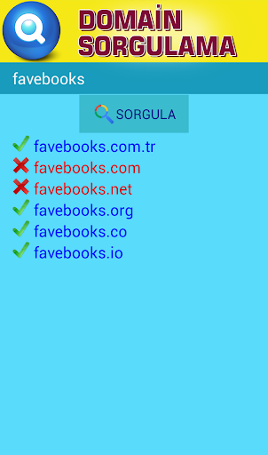 【免費工具App】Domain sorgulama-APP點子