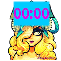 Lady Gaga Digital Clock icon