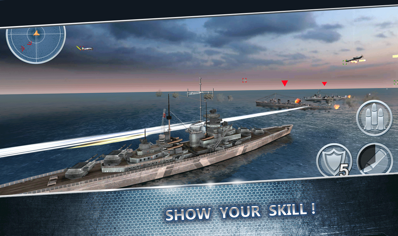 Sea Battle :Warships (3D) - screenshot