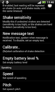 Shake Reader Pro [SMS reader] - screenshot thumbnail
