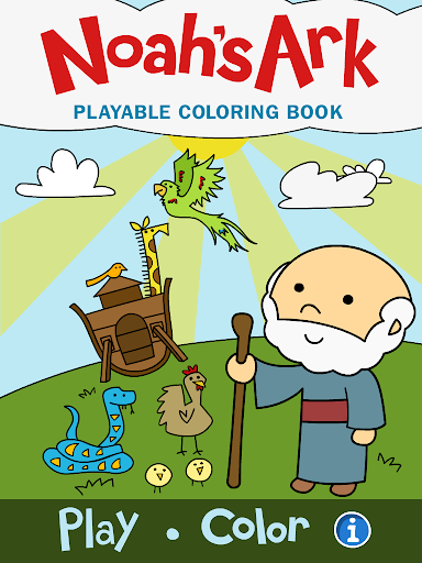 Noah's Ark Playable Color Book