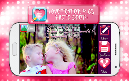 Love Text on Pics Photo Booth Screenshots 0