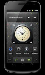 AVIATOR - retro clock widget poster 2