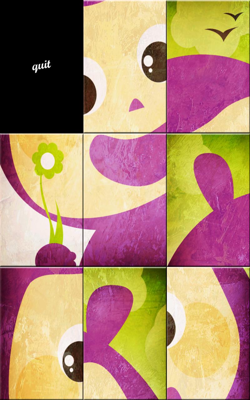 My first slider puzzles Screen 3