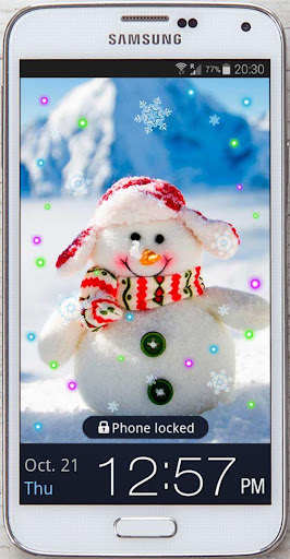 Snowman Cool live wallpaper